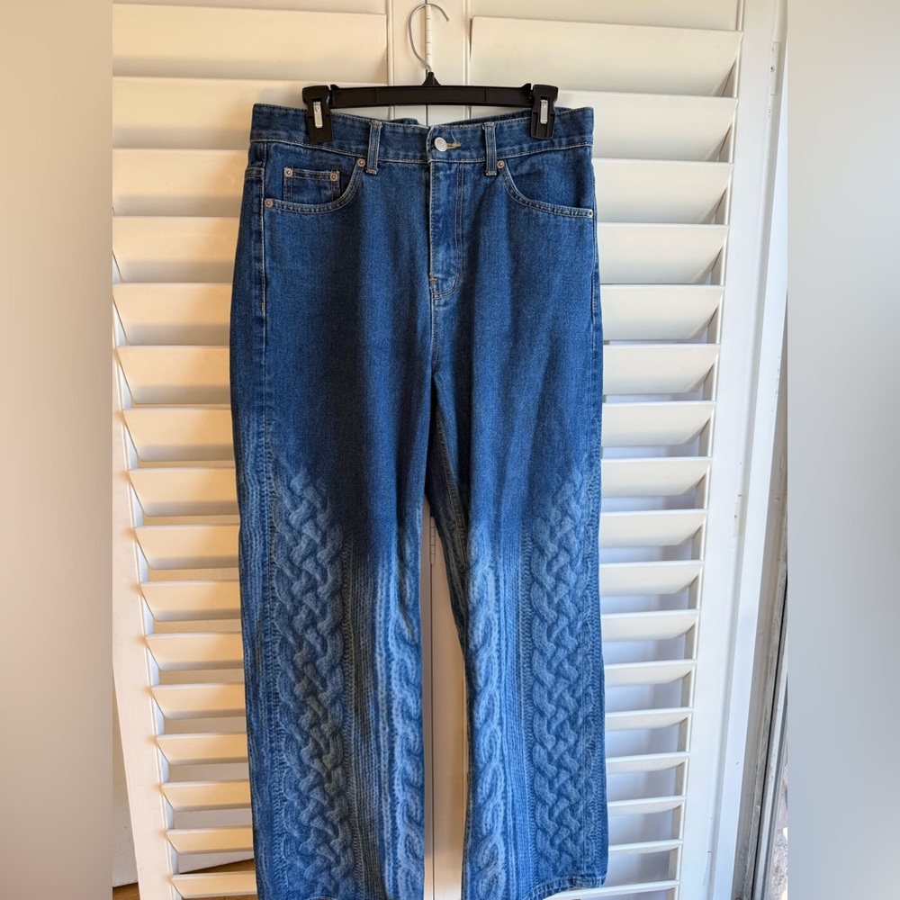 WE11 DONE x mined jeans sz M